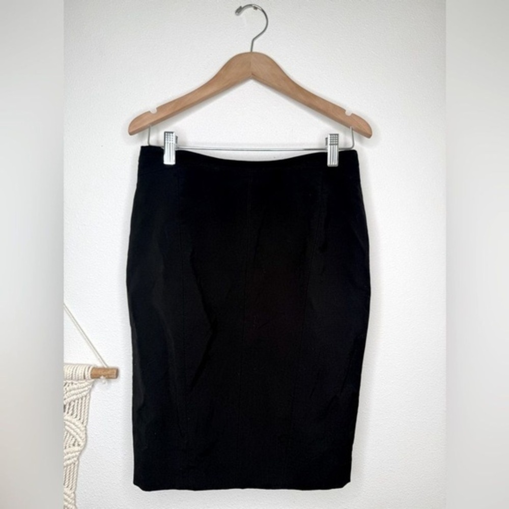 Narciso Rodriguez Skirt Black Zipper back Pencil Made In Italy Designer luxury